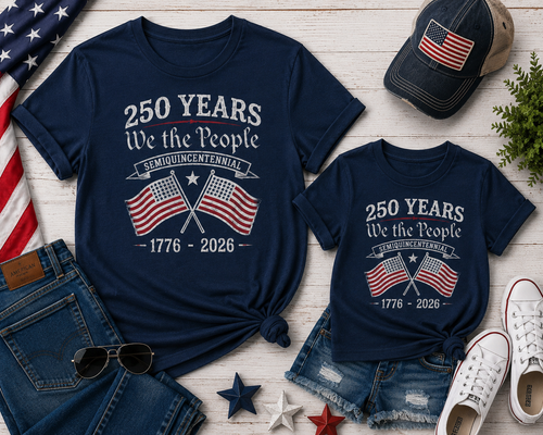 250 Years We the People Family T-Shirt