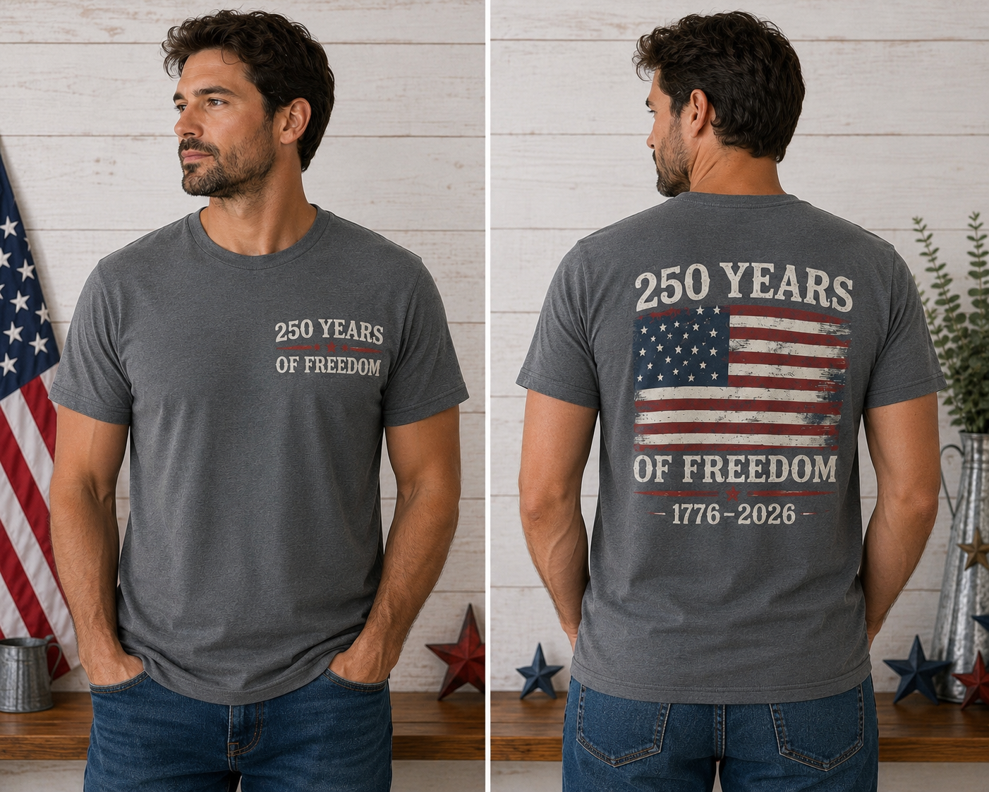 250 Years of Freedom Men's T-Shirt