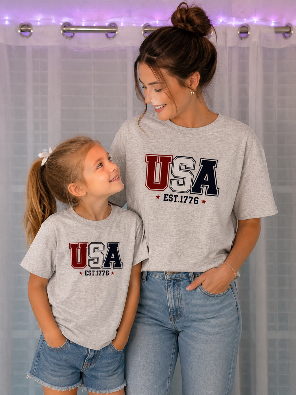 USA Est. 1776 Family Matching T-Shirt