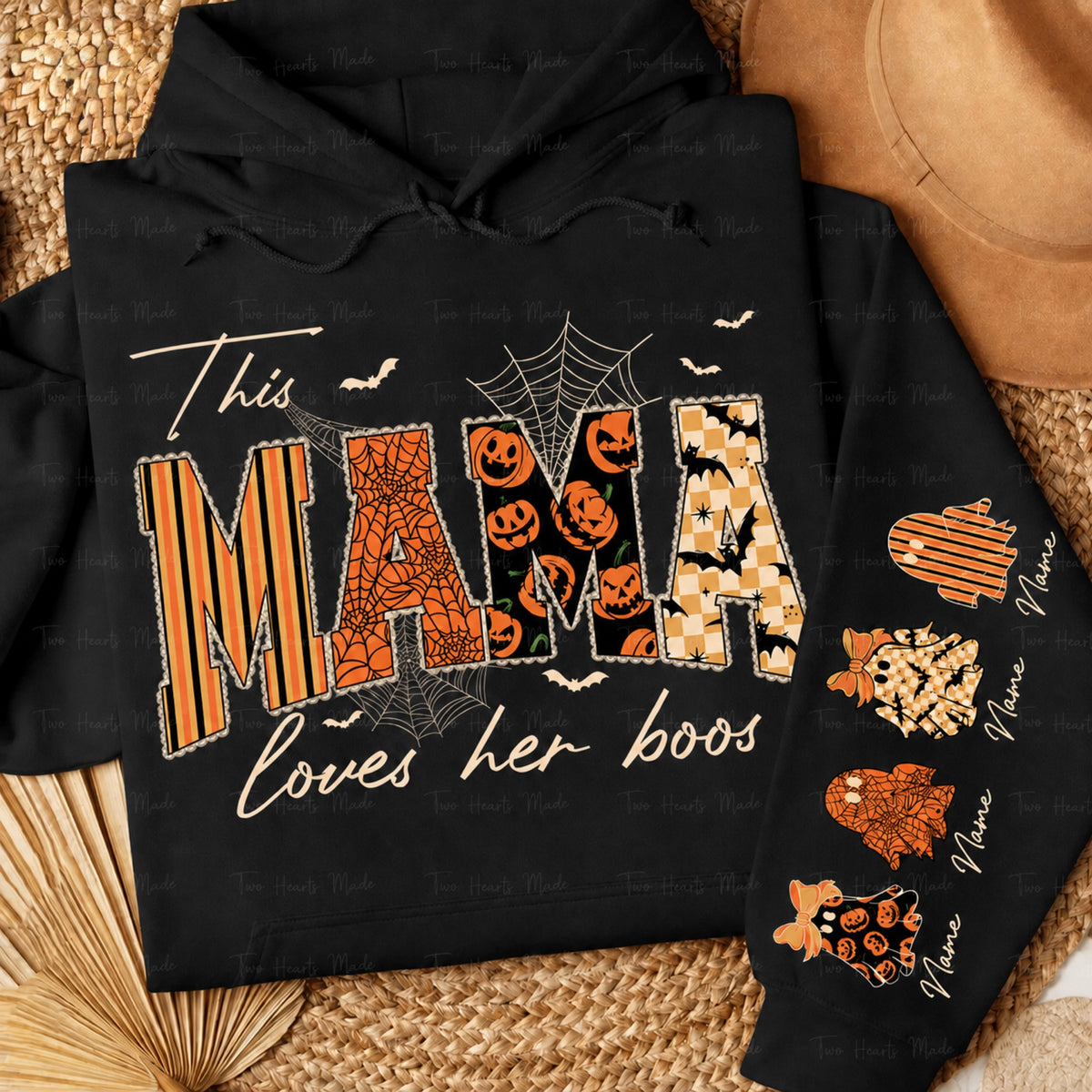 This Mama Loves Her Boos Personalized Halloween Hoodie