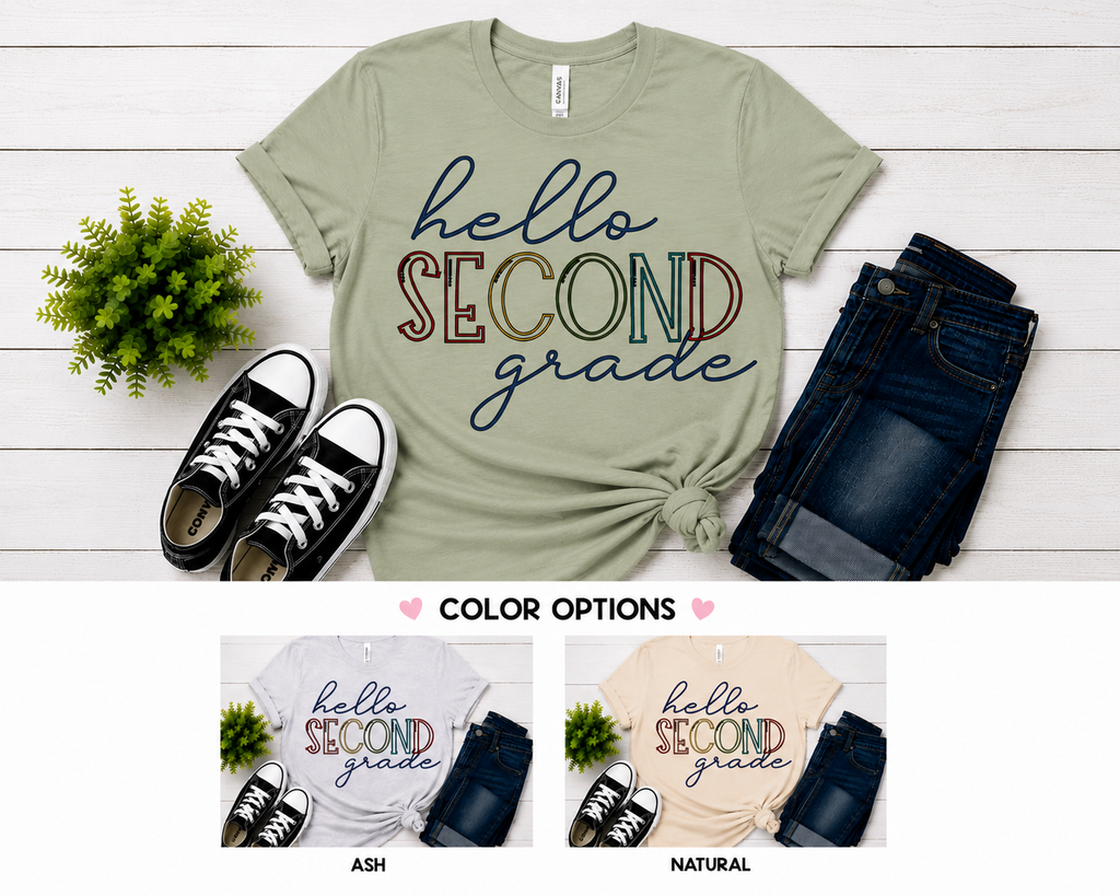 Hello Second Grade T-Shirt