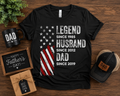 Legend Husband Dad Personalized Men's T-Shirt