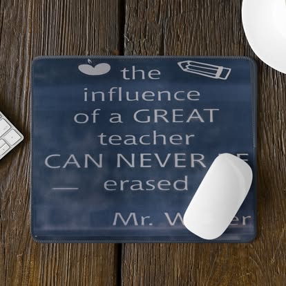 Personalized Teacher Mouse Pad