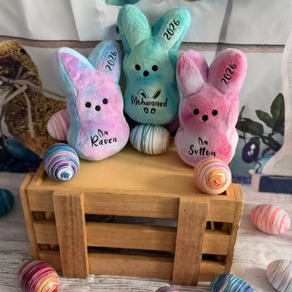 Personalized Easter Bunny Plush – Small 5.5"