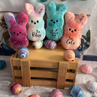 Personalized Easter Bunny Plush – Small 5.5"