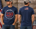 America 250 Years 1776-2026 Men's T-Shirt