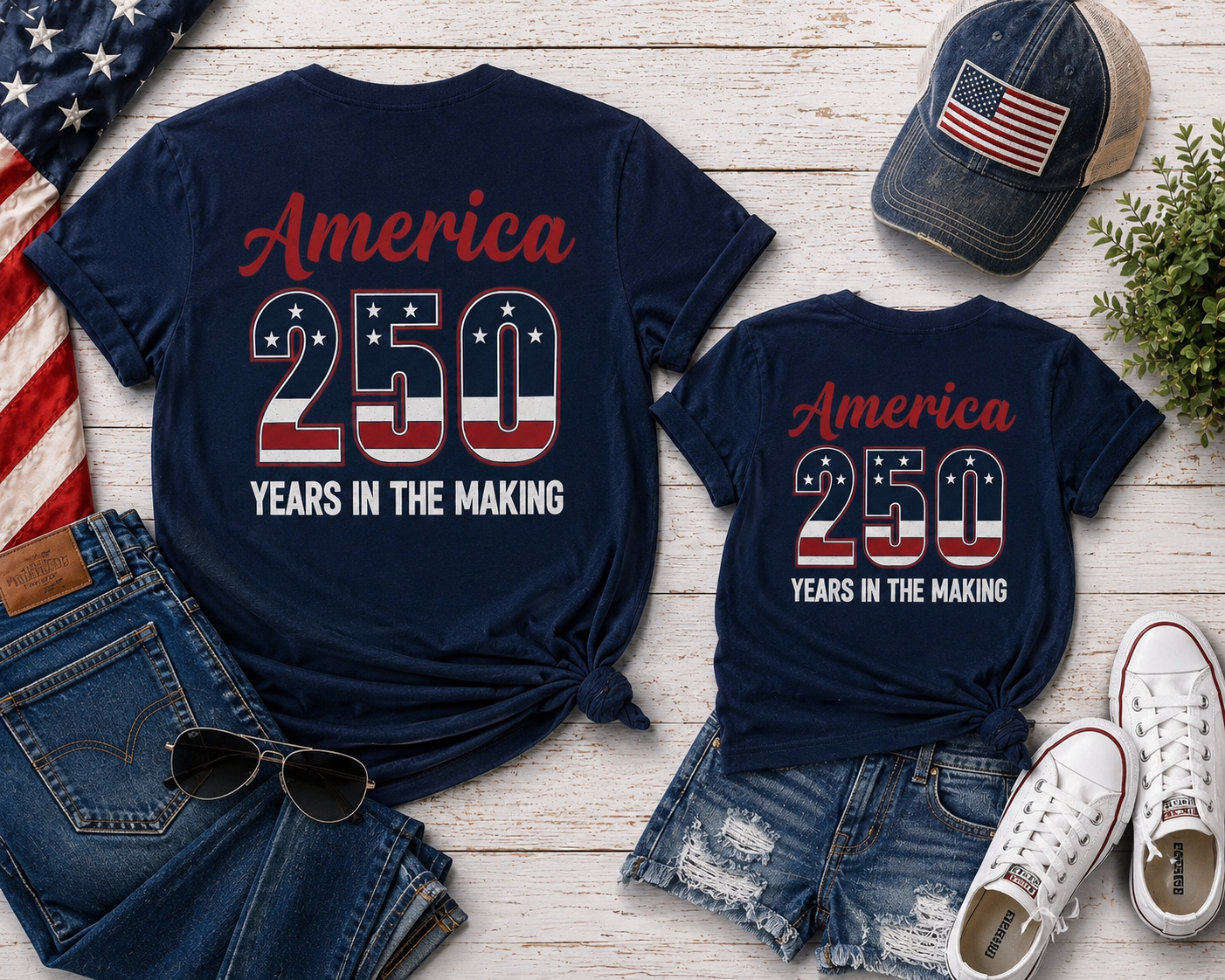 America 250 Years in the Making Family T-Shirt