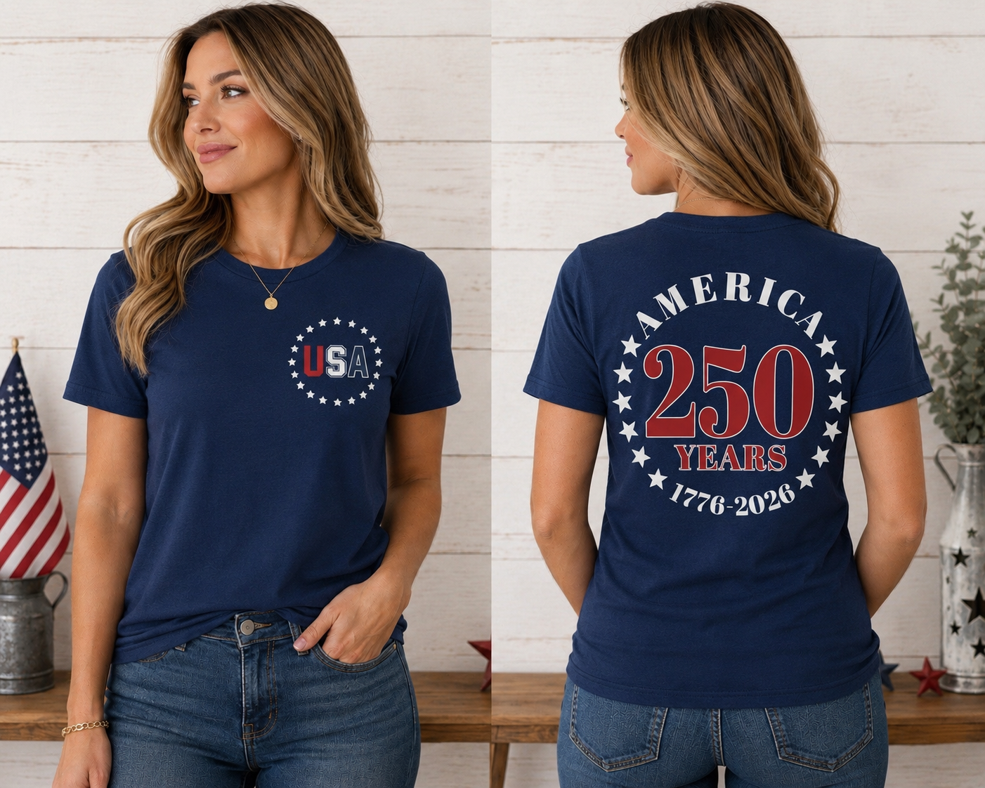 America 250 Years USA Women's T-Shirt