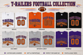 T-Railers Football T-Shirt — Vintage Collegiate Team Tee
