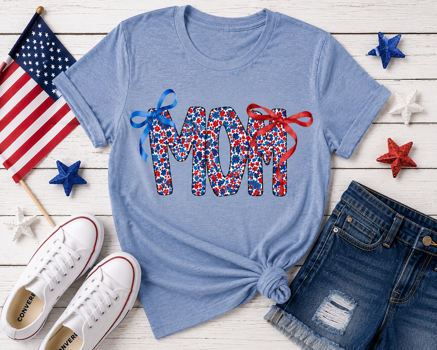 Mom Patriotic 4th of July Women's T-Shirt