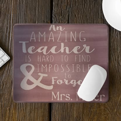 Personalized Teacher Mouse Pad