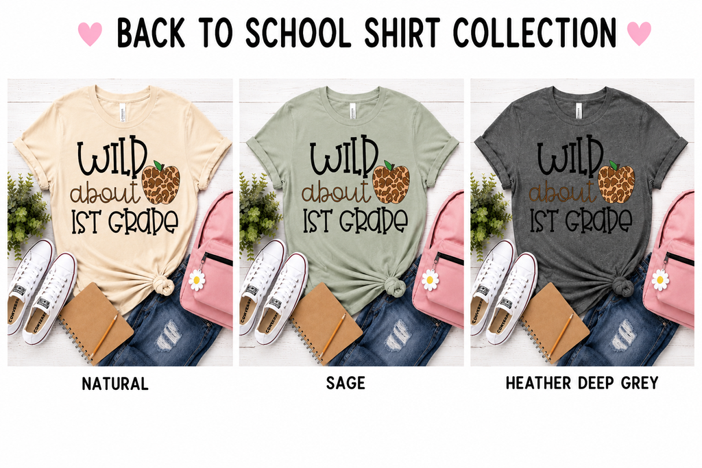 Wild About 1st Grade T-Shirt